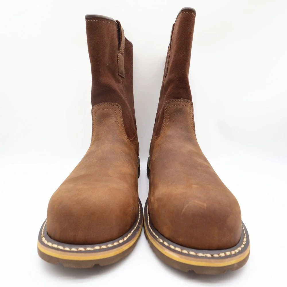 Carhartt Modern Work Boots Mens 13 M Brown Leather Safety Composite Toe NWT